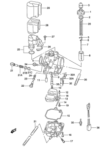 AY50 Carburetor assy