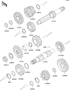 VN800 Трансмиссия