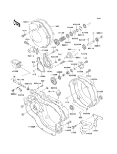 KX125 Engine cover(s)(1 / 2)