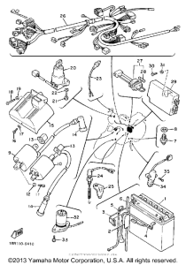 XV700CTC Электрика