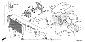 CBR300R Радиатор
