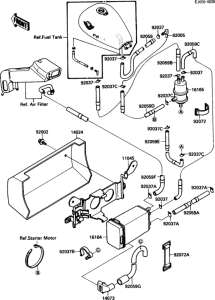 VN1500 Испарительная система топлива