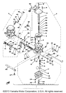 XS400-2E - 1978 Карбюратор