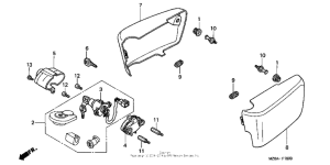 GL1500CD Боковые обтекатели