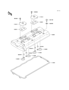 ZR1200 Крышка головки цилиндров
