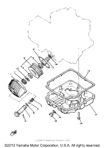XJ550RH Масляный фильтр