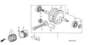 C90 Crankshaft / piston