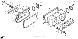 GL1500 Крышка головки цилиндров