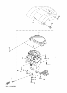 XVS1300BG Приборы