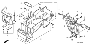 CB1300 (ABS) Заднее крыло
