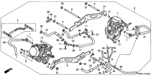 VT125 Carburetor assy