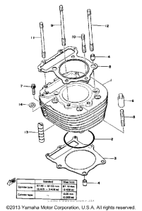 XT500E Цилиндры
