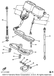 XT350NC (CA ED.) Приборы