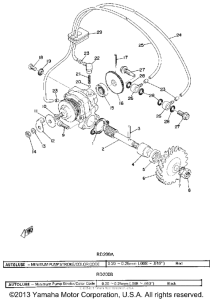 RD200B Масляный насос