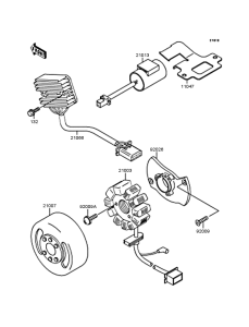 KDX125 Генератор