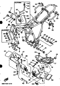 XT225 XT225F Frame comp