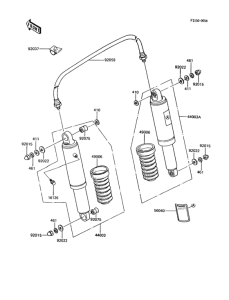 Z750 Подвеска  /  амортизатор