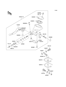 VN1500 Цилиндр сцепления