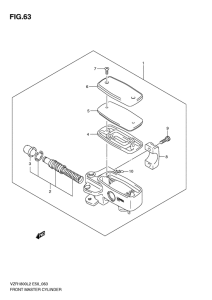 VZR1800 Передний тормозной цилиндр