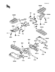 ZG1200 Подножки