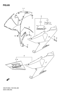 GSX-R1000 Side cowling