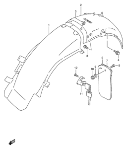 TU250 Заднее крыло