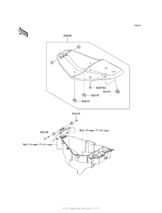 AX125 Сиденье
