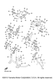 FJR13TC Подножки