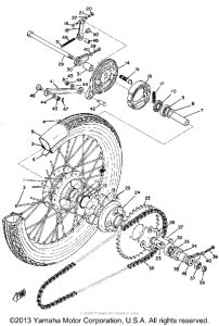 HS1B Переднее колесо