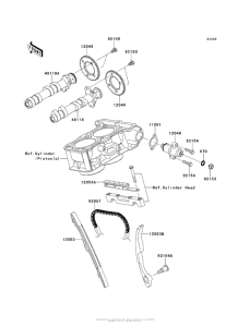 EX300 Распред вал