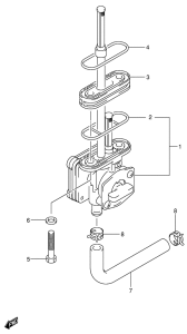 DR-Z400 Топливный кран