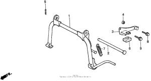CH80 Подножка