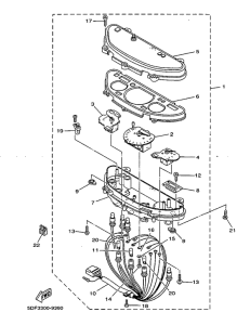 YP250A Приборы