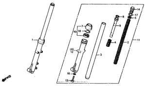 MB5 Передняя вилка