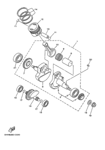 TT-R125LW Crankshaft & piston