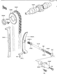 KZ1000 Распредвал