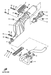 TT600E Выхлопная система