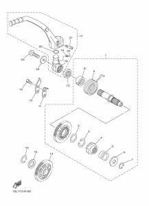 WR450F Стартер