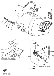 PW80 PW80G Tank fuel