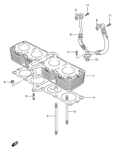 GSF600 Цилиндр