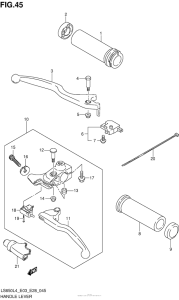 LS650 Рулевые переключатели