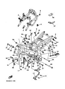 TZR250RSP ﾌﾚｰﾑ