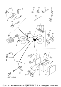 XVS650A Электрика