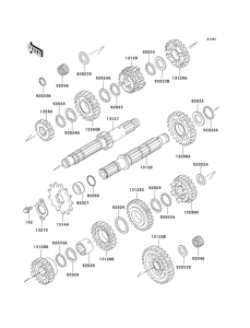 KL250 Трансмиссия