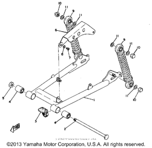JT1 Rear arm & rear cushion