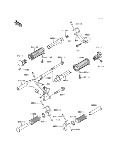 EN500 Подножки