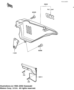 KD80 Боковая крышка / крышка цепи