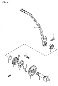 RMX50 Ножной стартер