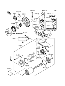 VN900 Starter motor / starter clutch