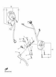 XJ6SA Handle switch & lever